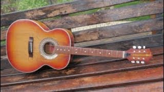 Polish Vintage Acoustic DEFIL W62 quotJUMBOquot  197981 [upl. by Pelaga843]