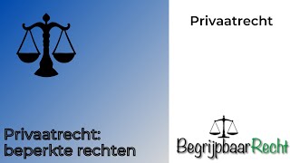 Privaatrecht beperkte rechten [upl. by Schrick]