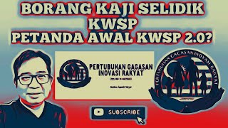 BORANG KAJI SELIDIK MUNGKIN PETANDA BAIK KWSP 20 [upl. by Yrrem]