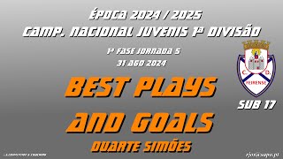 Duarte Simões CD FEIRENSE BEST PLAYS AND GOALS CAMP NACIONAL 1ªDIV SUB17 ÉPOCA 2024 25 1ªFASE JOR5 [upl. by Howund632]