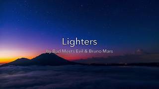 Lighters Bad Meets Evil amp Bruno Mars Lyrics [upl. by Vaios]