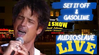 Audioslave  Set It Off  Gasoline Live on The Late Show Marquee [upl. by Juliann]