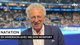 Épreuves de natation  immersion avec Nelson Monfort [upl. by Lechner]