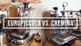 Lever Battle La Pavoni Europiccola vs Olympia Cremina [upl. by Leiva]