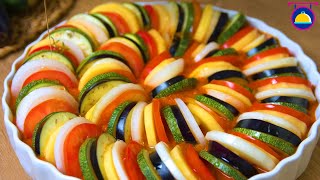 Easy Baked Ratatouille  Recette de Ratatouille au Four  Recettes Faciles  Cuisine Company [upl. by Issej476]