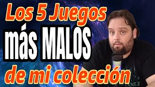 Los 5 Juegos de mesa más MALOS de mi colección [upl. by Nirhtak532]