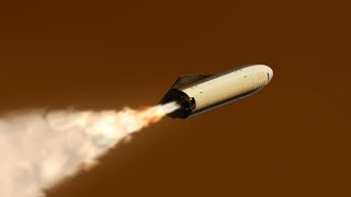 SpaceX BFR Mars Landing [upl. by Nnylakcaj]