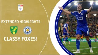 CLASSY FOXES  Norwich City v Leicester City extended highlights [upl. by Ahcas909]