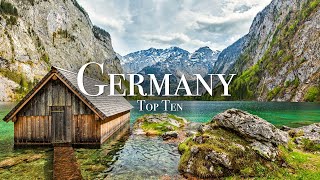 Top 10 Places To Visit In Germany  4K Travel Guide [upl. by Alidis]