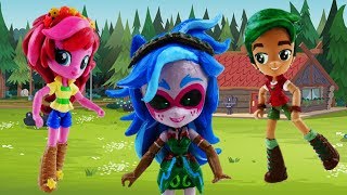 Compilation My Little Pony Equestria Girls Legend of Everfree Gloriosa Daisy Gaia Timber Bruce [upl. by Goerke]