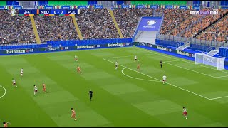 Polska 12 Holandia  UEFA Euro 2024  PES 2021 [upl. by Gies]