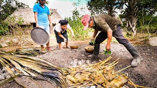 Ancient MAYAN FOOD  Jungle Cooking in MAYA VILLAGE in Quintana Roo Mexico [upl. by Atiuqan973]