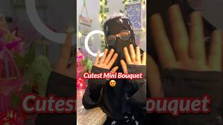 Cutest Mini Bouquet 😍✨ bouquet minecraft craft diy artist shorts [upl. by Baillieu]