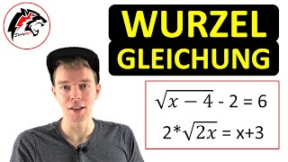 WURZELGLEICHUNGEN mit 1 Wurzel  Mathe Tutorial [upl. by Anos]