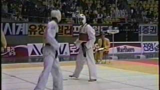 1989 World Tae Kwon Do Championships 70KG Finalmpeg [upl. by Timus]