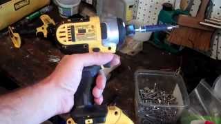 Review of Dewalt 20v Impact Driver DCF885 [upl. by Eibocaj338]