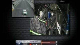 2009 Hamilton  Onboard Footcam With Fabian Coulthard [upl. by Melodie933]