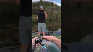 Cast to Catch Topwater Bass in CLEAR Water shorts [upl. by Eniroc]