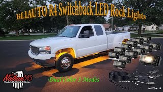 BLIAUTO R4 Switchback LED Rock Lights [upl. by Atinor]