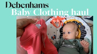 Debenhams UK Baby Clothing Haul haul babygirl sale [upl. by Nelleyram]