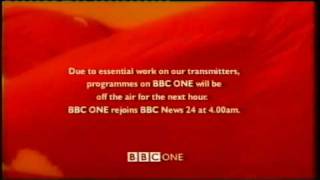 BBC1  Annual Rebroadcast Test  TCW  July 2001 [upl. by Arretahs]