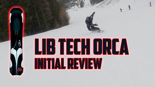 Lib Tech Orca 2021 Snowboard Review [upl. by Hashum]