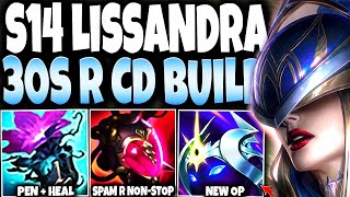 I created a Season 14 Lissandra Build Guide that will let you spam R PER 30 SECONDS  s14 Gameplay [upl. by Spearing764]