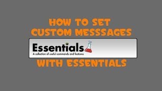 Essentials Custom Messages [upl. by Pavlov454]