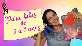 Atividades para berçário  atividades para bebês de 2 à 3 anos  Aline Marius [upl. by Bibby]