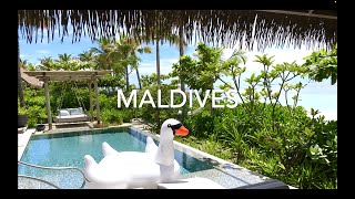 MALDIVES Waldorf Astoria Beach Villa Beijing duck Jet Ski  8 days in part 3 [upl. by Azilanna389]