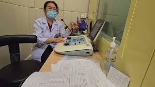 วิธีทำaudiometry amptympanometry [upl. by Luz]