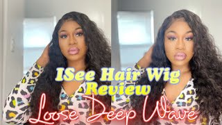 NEW Wear amp Go WATER WAVE Glueless Wig Install  ft iSEE Hair [upl. by Anivad]