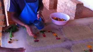 Madagascar  Traditional way of making paper Part 2 [upl. by Mumford616]