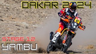 DAKAR 2024 RECAP STAGE 12 TAPPA 12 THE LAST ONE [upl. by Akcirehs]