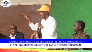 TOURNEE GOUVERNEMENTALE DE REDDITION DE COMPTE DANS LE MONO ETAPE DES ARRONDISSEMENTS [upl. by Danae326]