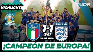 Highlights  Italia 1321 Inglaterra  UEFA Euro 2020  Final  TUDN [upl. by Shumway320]