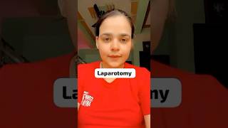 laparotomy yt youtubeshorts health healthylifestyle nursing medicolearners shorts [upl. by Philipps]