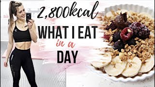 2800 calories WHAT I EAT IN A DAY  EASY OPTIONS FOR BUSY DAYS [upl. by Arinay]