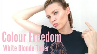 Colour Freedom White Blonde Toner [upl. by Lydell890]