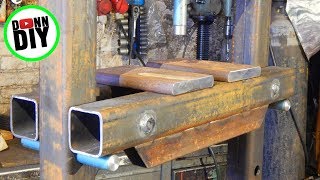 DIY 30 Ton Hydraulic Shop Press [upl. by Yesnel]