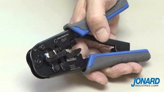 Jonard Tools UC864 Modular Crimping Tool 6 in 1 [upl. by Esialb]