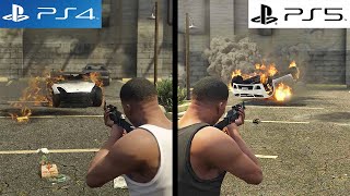 GTA 5  PS5 VS PS4  FRAUDE TOTAL [upl. by Eidnil]