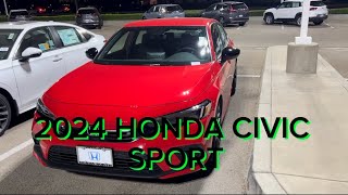 2024 Honda Civic Sport [upl. by Anemaj]