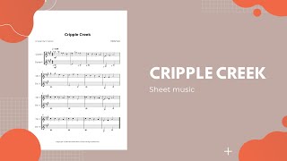 Cripple Creek  Easy Guitar Duet Sheet Music Beginner [upl. by Niawtna]