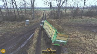 Das war Richtig Knapp Gras Ernte im Moor Fendt Traktoren wühlen sich durch den Sumpf 2021 [upl. by Enomed]