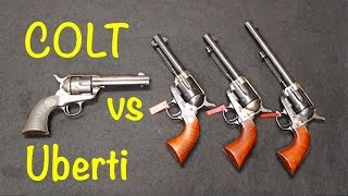 Colt Single Action Army vs Uberti SAA History and Comparison [upl. by Asik380]