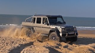 MercedesBenz G63 AMG 6x6  Off Road Beach Driving [upl. by Anees]