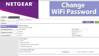 How to Change your Wireless Router Name and Password  NETGEAR [upl. by Emolas]