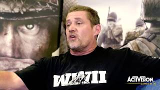 Sledgehammer Games Talks Call of Duty WWII  Interview with Glen Schofield [upl. by Krell]