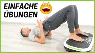 10 Minuten Workout VIBRATIONSPLATTE Übungen Anfänger Vibrationsplatte Donnerberg [upl. by Elisabet]